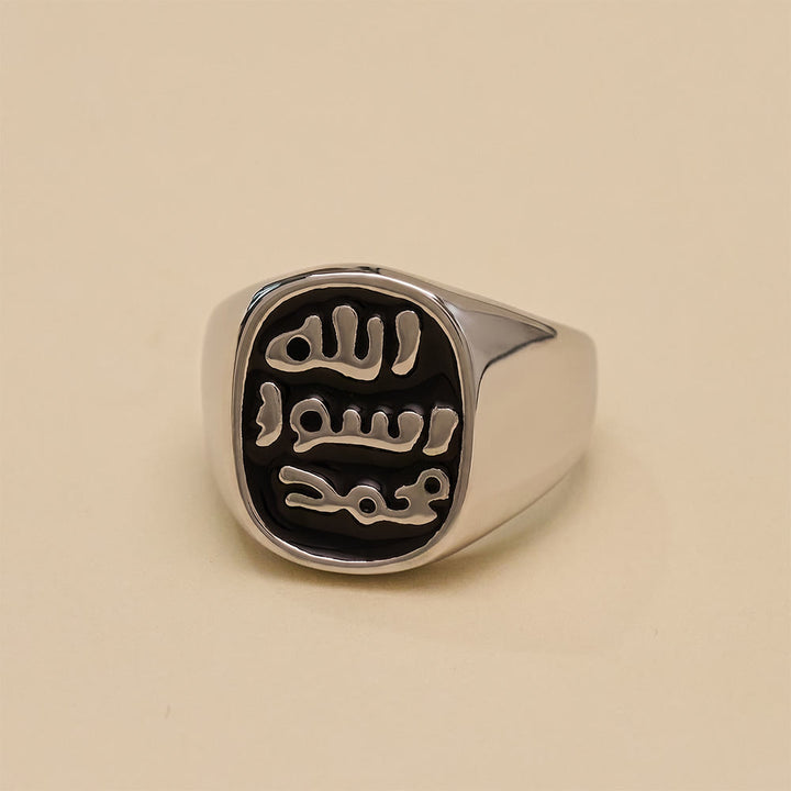 FREE Today: Bound Oath Seal of the Prophet Oval Enamel Signet Ring  - image 8