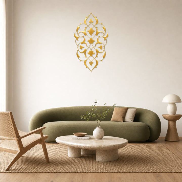 HilalHaven Vine Veil Elongated Floral Wall Art - image 9