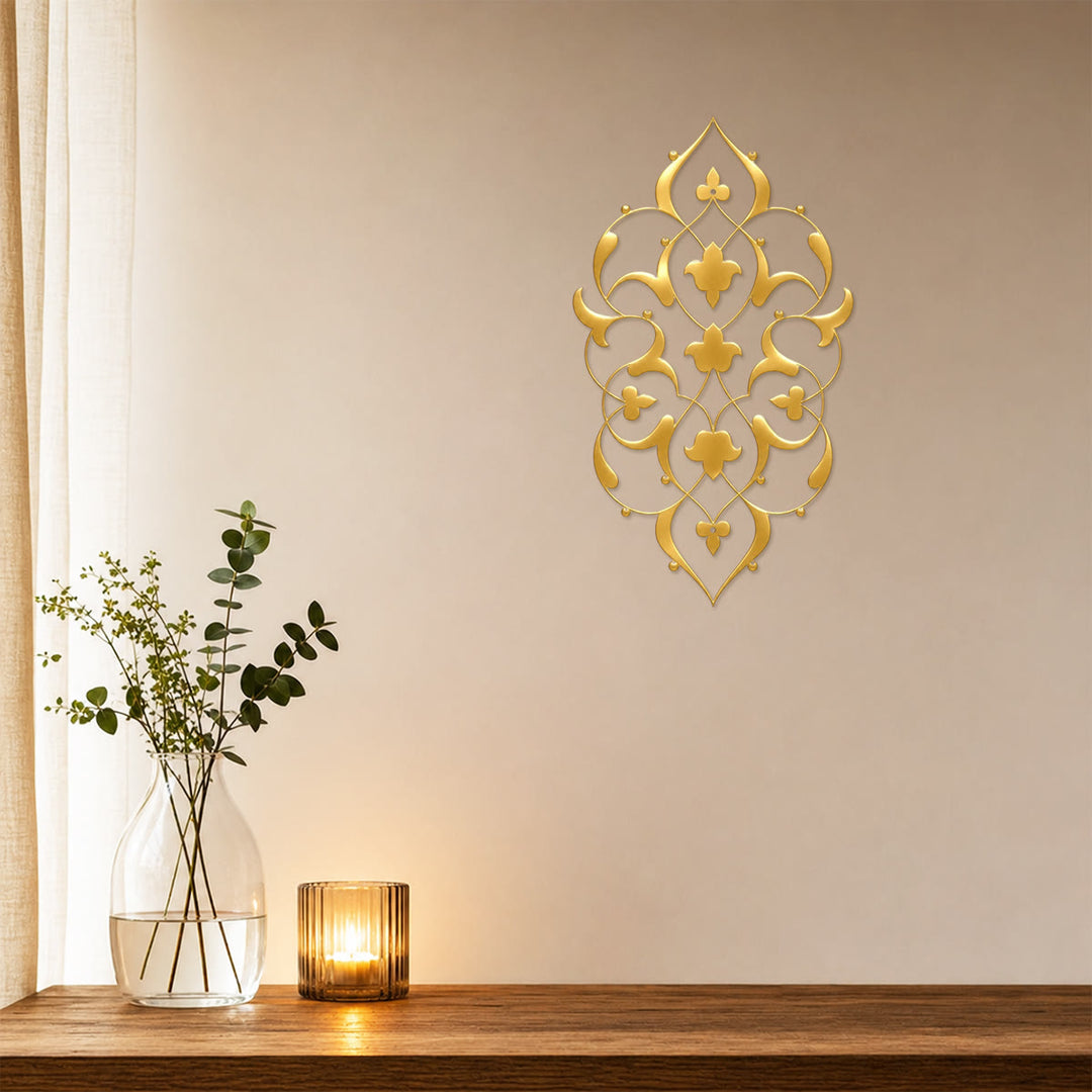 HilalHaven Vine Veil Elongated Floral Wall Art - image 12