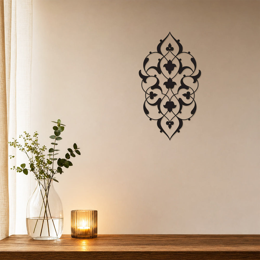 HilalHaven Vine Veil Elongated Floral Wall Art - image 4