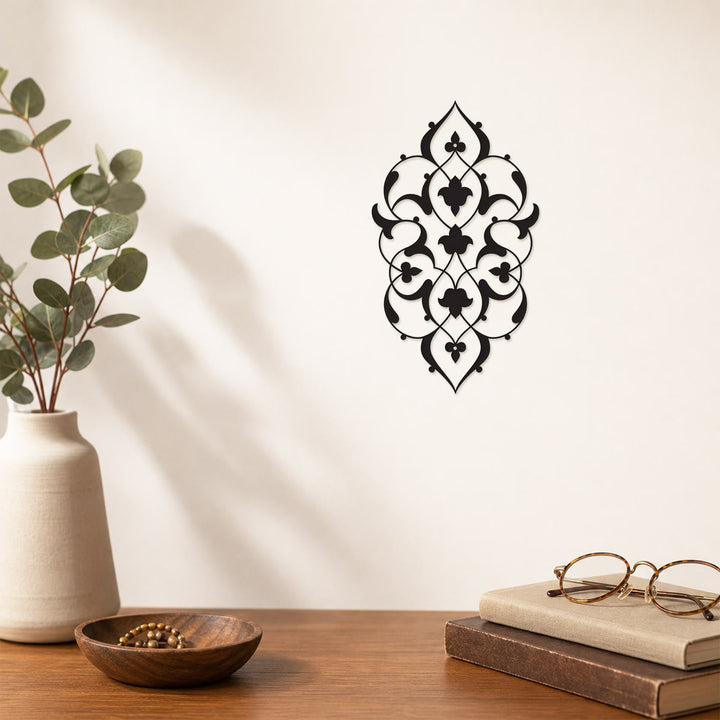 HilalHaven Vine Veil Elongated Floral Wall Art - image 0