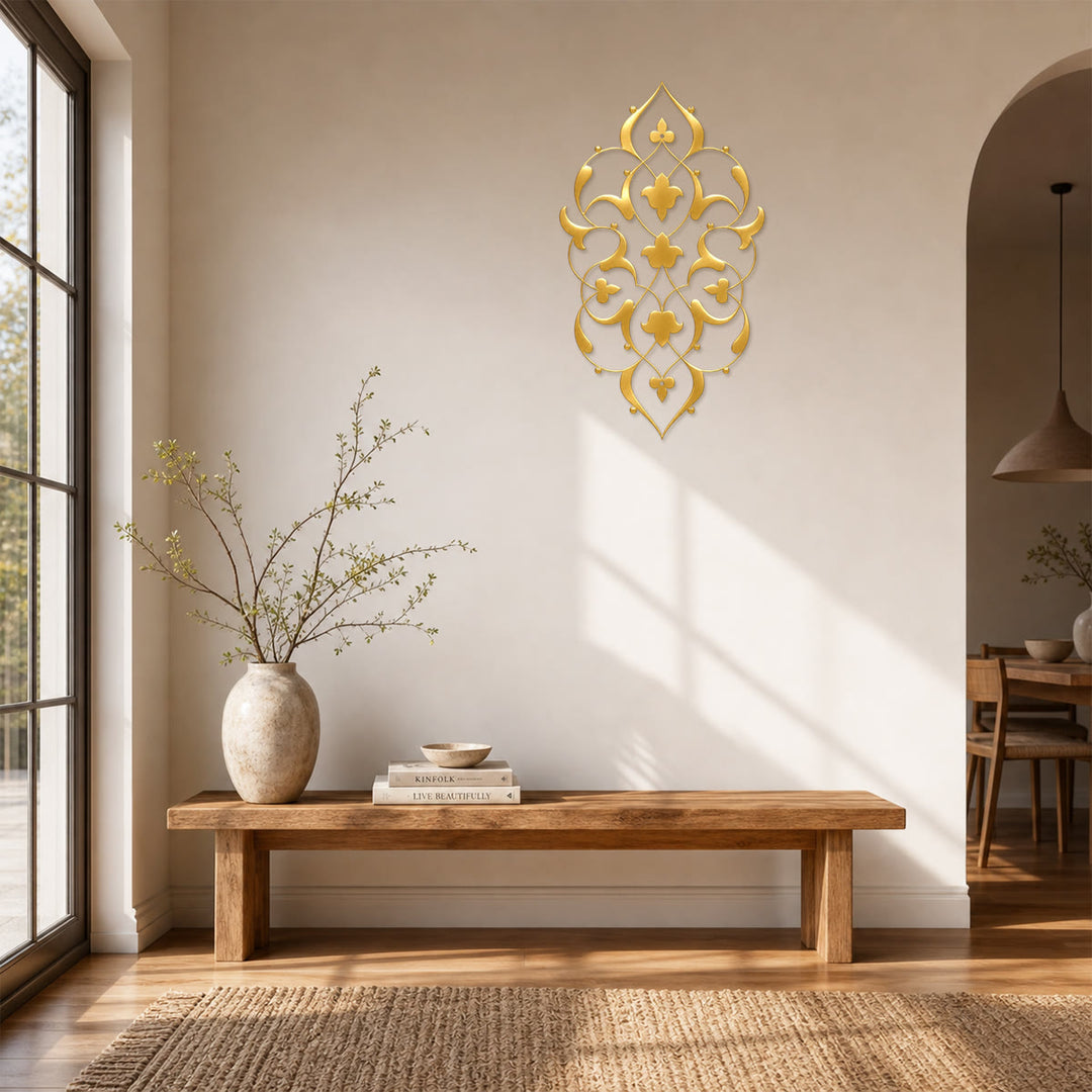 HilalHaven Vine Veil Elongated Floral Wall Art - image 11