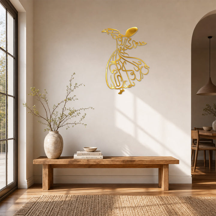 HilalHaven Drifting Turn Figurative Letter Cutout Wall Decor - image 11