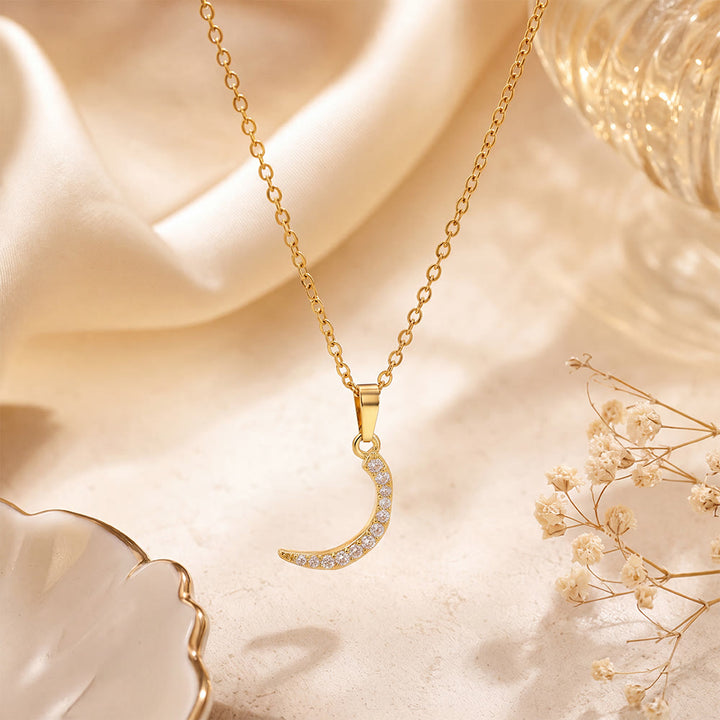 HilalHaven Letter Lumina Flowing Regional Script Monogram Necklace - Golden - Ra(R)|ر - image 17