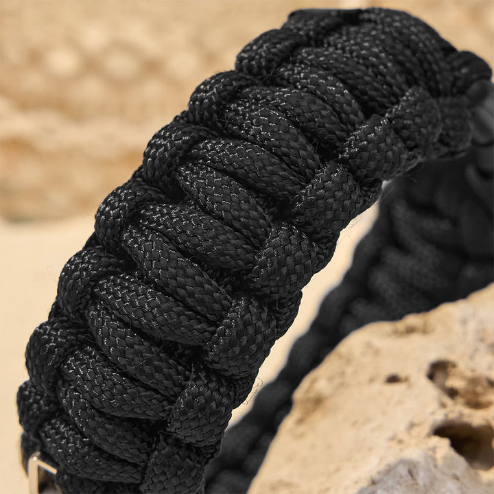 Hilalhaven Braided Oath "indeed, With Hardship Comes Ease" Engraved Paracord Unisex Bracelet  - image 5