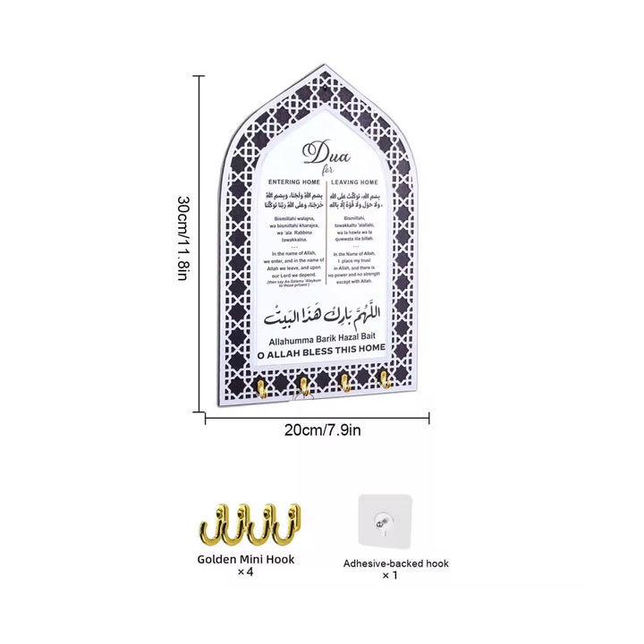 HilalHaven Homeward Charm Geometric Arch Key Holder - image 4