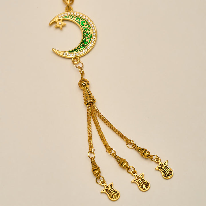 HilalHaven Twilight Drape Ornate Tassel Car Pendant - image 5