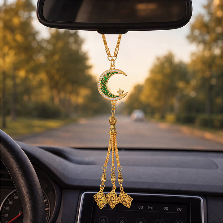 HilalHaven Twilight Drape Ornate Tassel Car Pendant - image 11