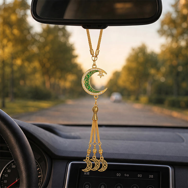 HilalHaven Twilight Drape Ornate Tassel Car Pendant - image 6
