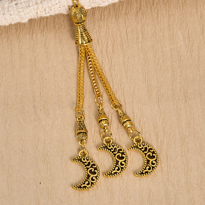 HilalHaven Twilight Drape Ornate Tassel Car Pendant - image 9
