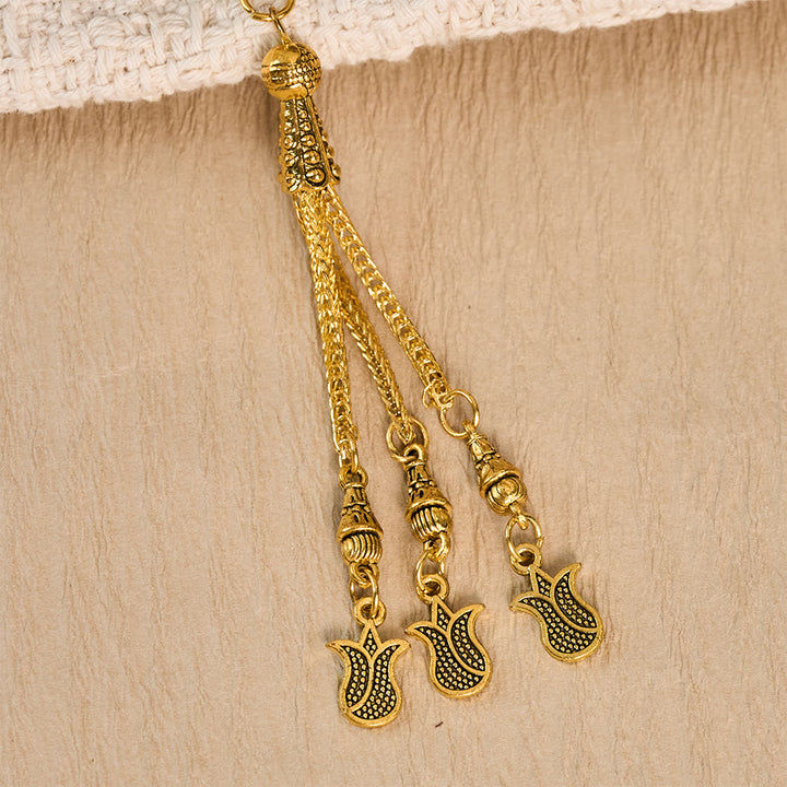 HilalHaven Twilight Drape Ornate Tassel Car Pendant - image 3