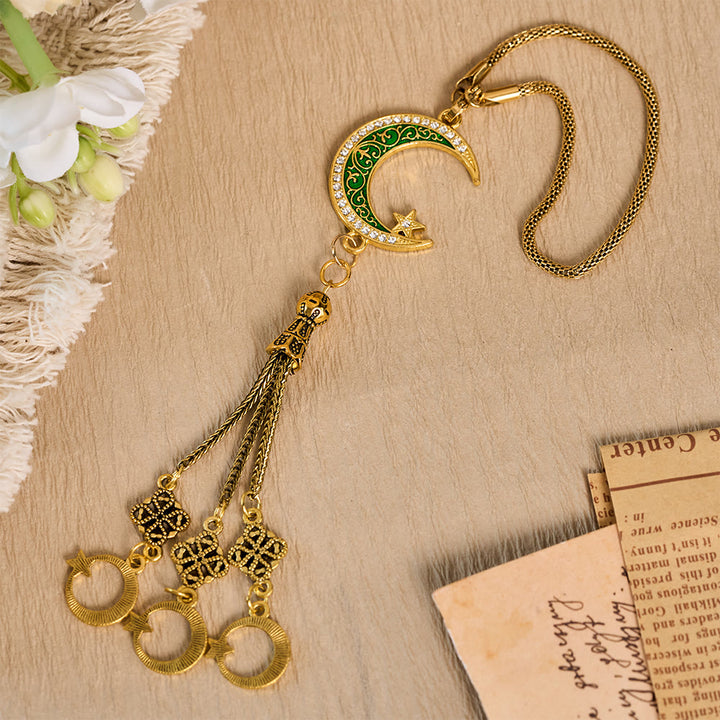 HilalHaven Twilight Drape Ornate Tassel Car Pendant - image 17