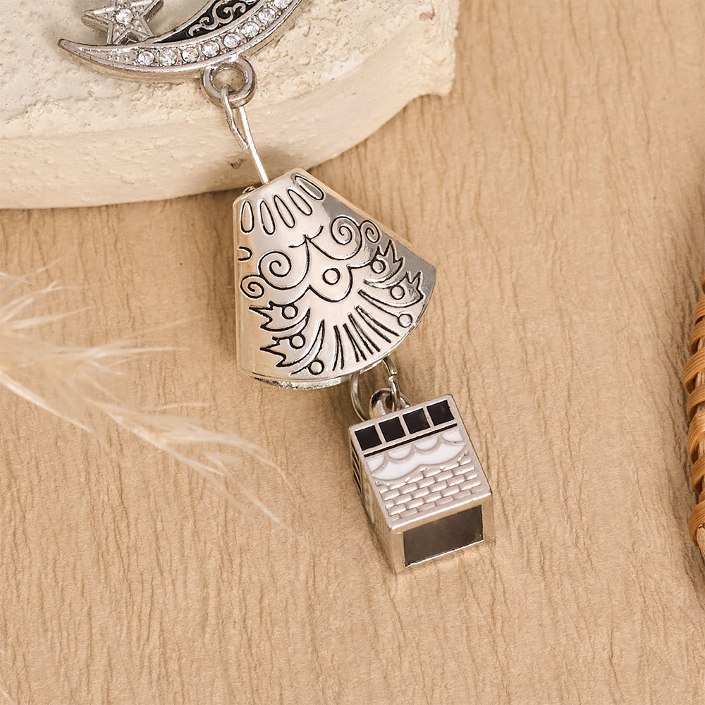 HilalHaven Lunar Passage Filigree Multi‑Charm Car Hanging - image 9