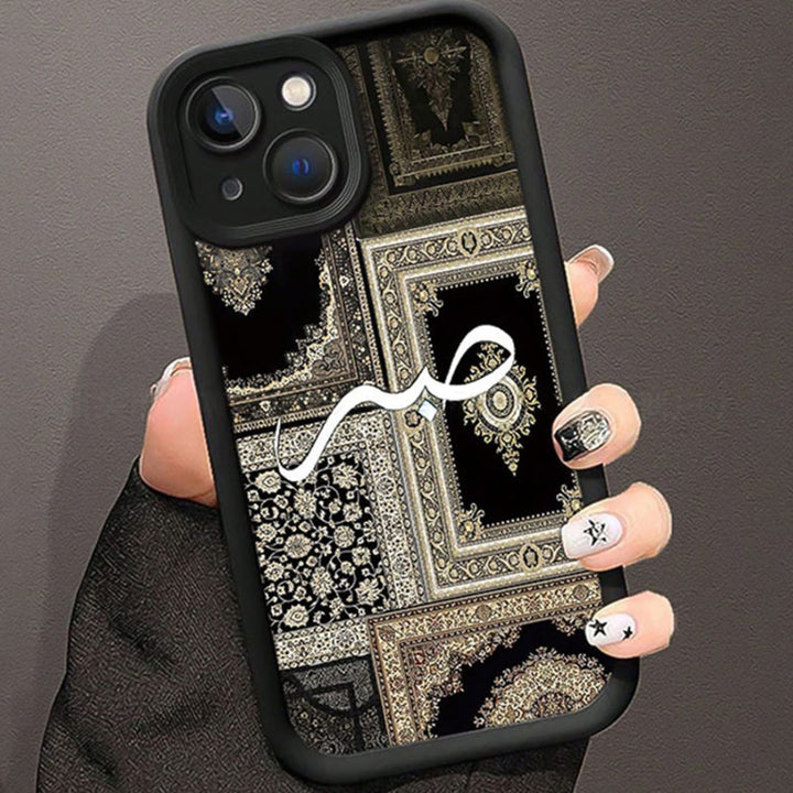 HilalHaven Ornamented Poise Sabr-Patience Vintage Tapestry‑Style Phone Case - image 4