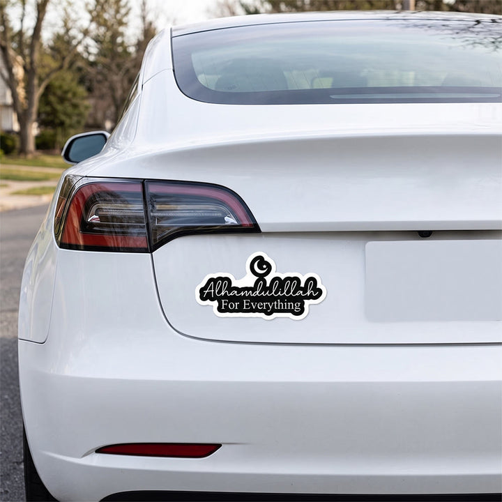 HilalHaven Lunar Gratitude Script VinylCar Sticker - image 2