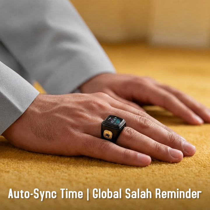 HilalHaven Remembrance Rhythm App‑Connected Smart Tasbih Ring — Bluetooth Dhikr Counter with Prayer Reminder - image 2