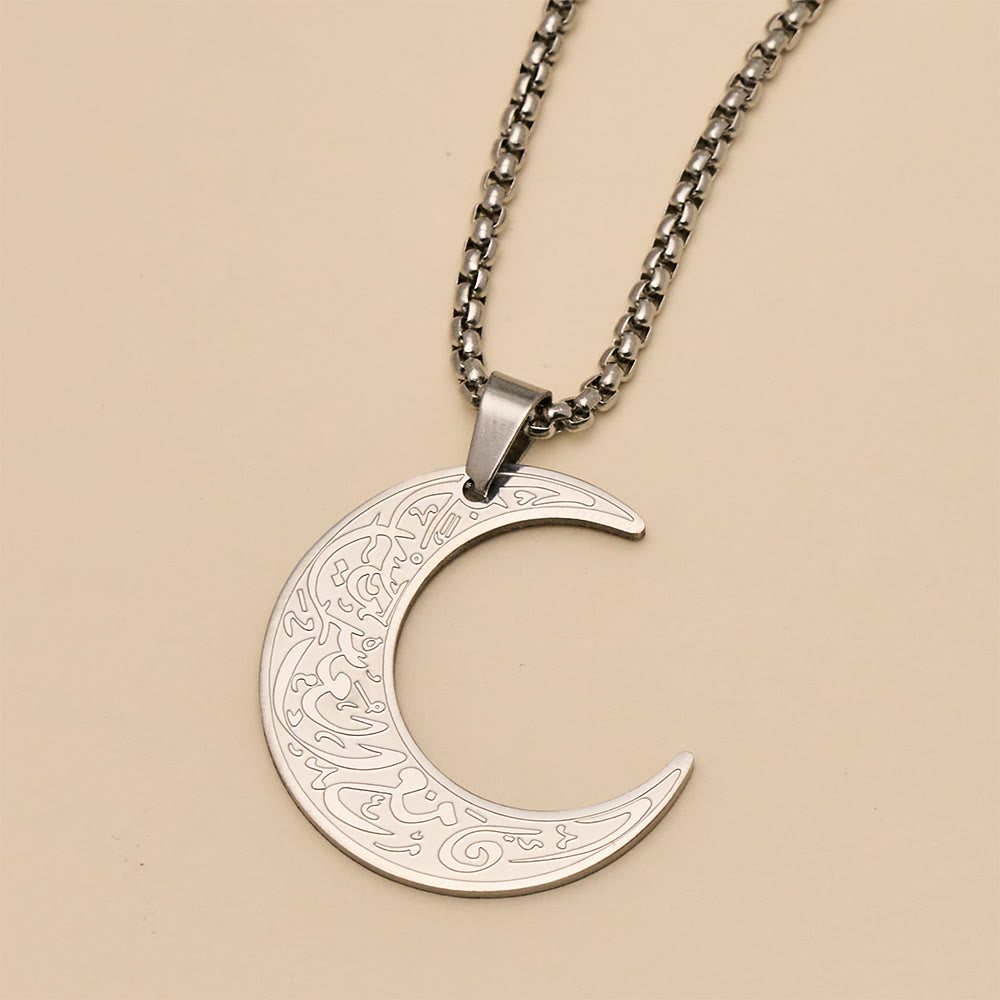 HilalHaven Crescent of Ease &amp; Protection Ayatul Kursi Necklace - image 9