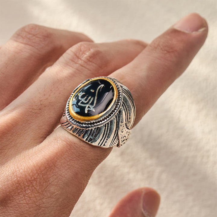 FREE Today: Noble Trace Ornate Oval Signet Ring - image 0