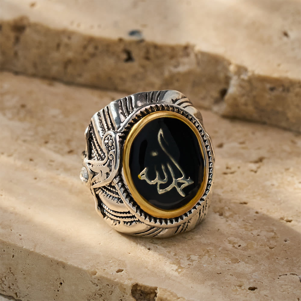 FREE Today: Noble Trace Ornate Oval Signet Ring - image 1