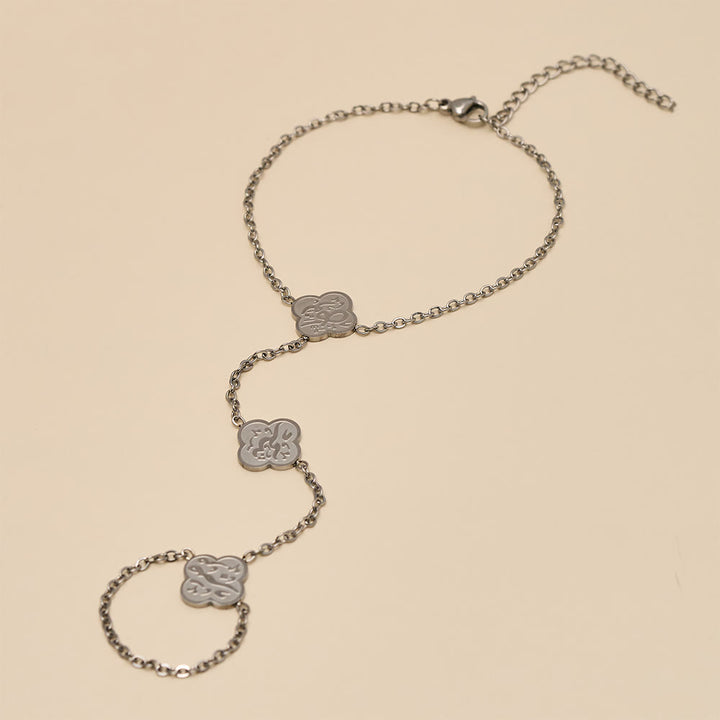 FREE Today: "Rizq-Grace" Petal Trace Botanical Hand Chain - image 12