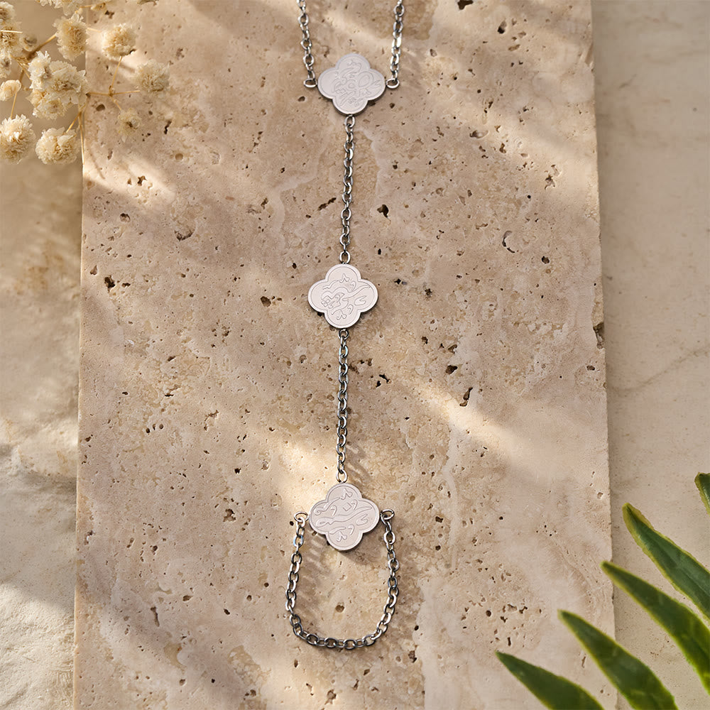 HilalHaven "Rizq-Grace" Petal Trace Botanical Hand Chain - image 10