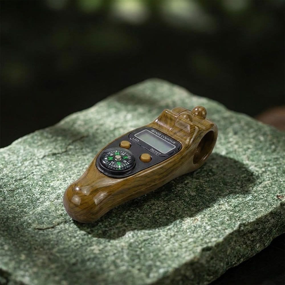 HilalHaven Timed Devotion Wood‑Grain Digital Tasbih - Light Wood‑Grain - image 5