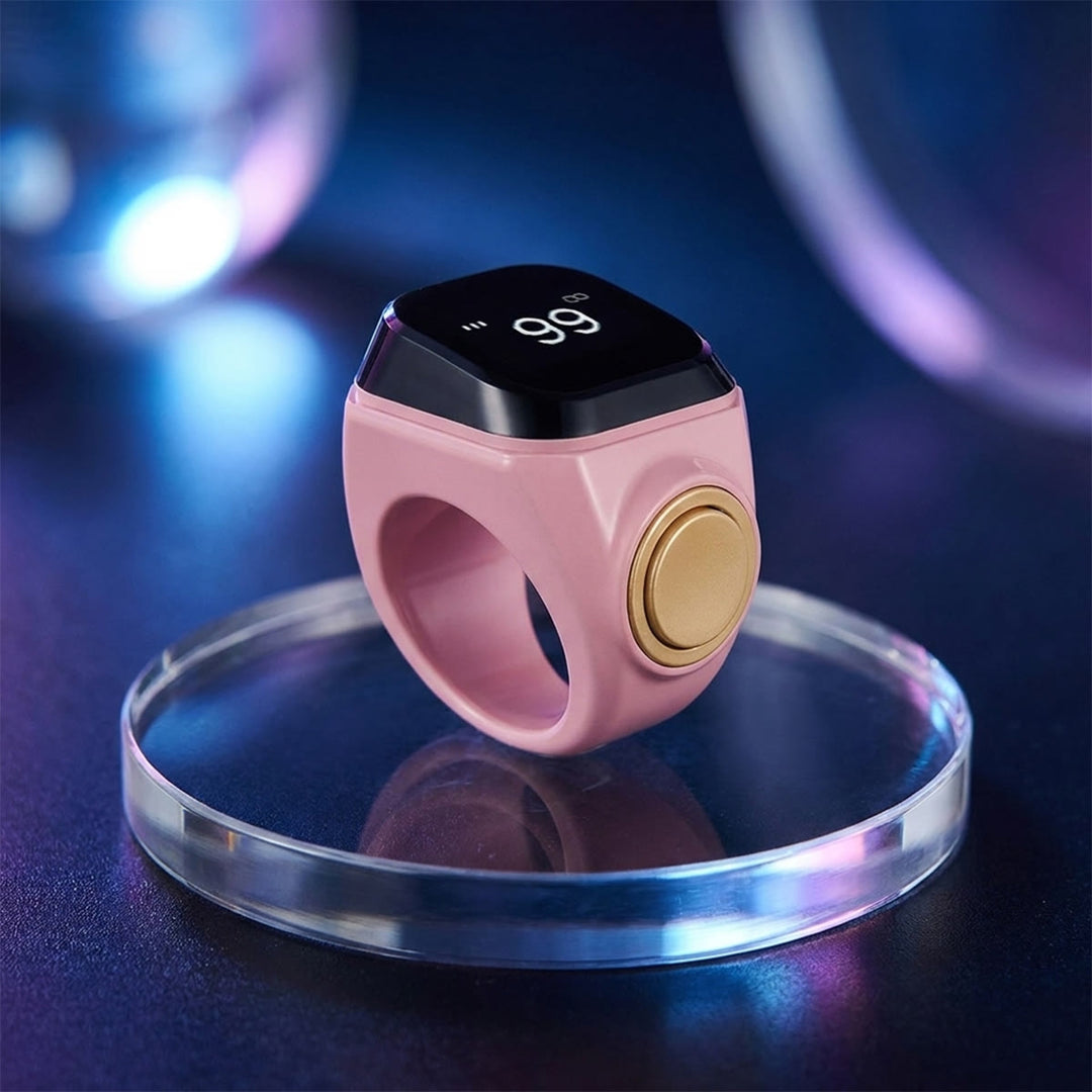 HilalHaven Gentle Beat Digital Tasbih Ring — Rechargeable Finger‑Worn Electronic Counter - image 11