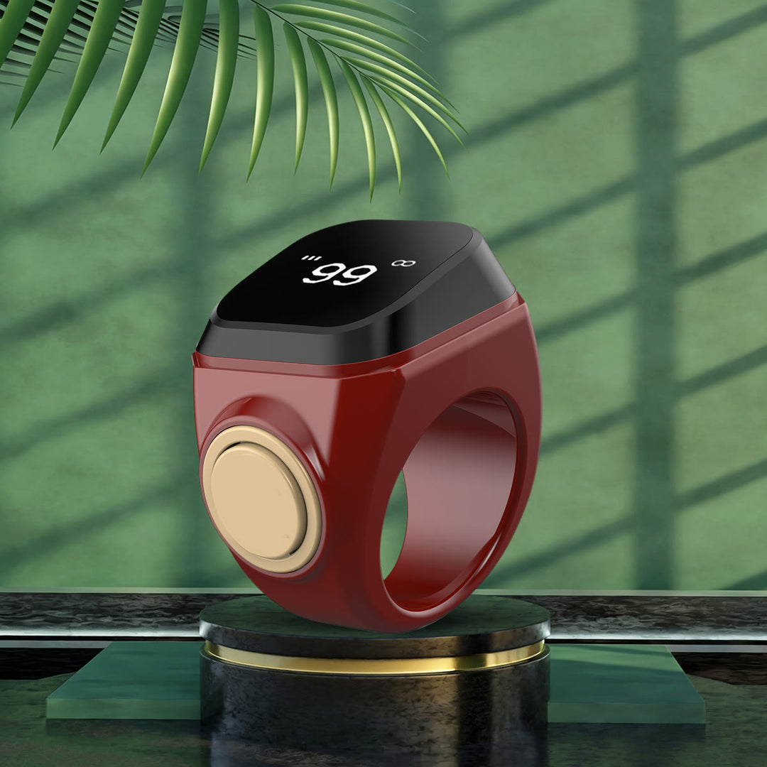 HilalHaven Gentle Beat Digital Tasbih Ring — Rechargeable Finger‑Worn Electronic Counter - image 8