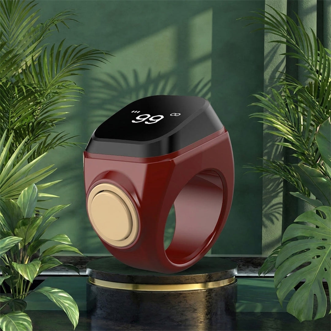 HilalHaven Gentle Beat Digital Tasbih Ring — Rechargeable Finger‑Worn Electronic Counter - image 9