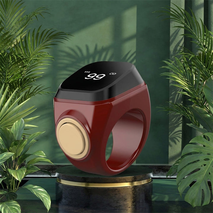 HilalHaven Gentle Beat Digital Tasbih Ring — Rechargeable Finger‑Worn Electronic Counter - image 9