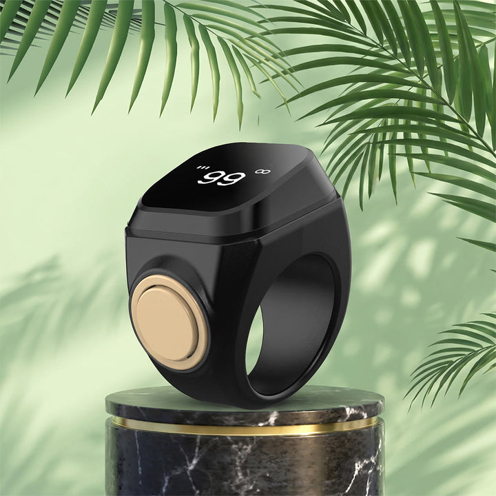 HilalHaven Gentle Beat Digital Tasbih Ring — Rechargeable Finger‑Worn Electronic Counter - image 2