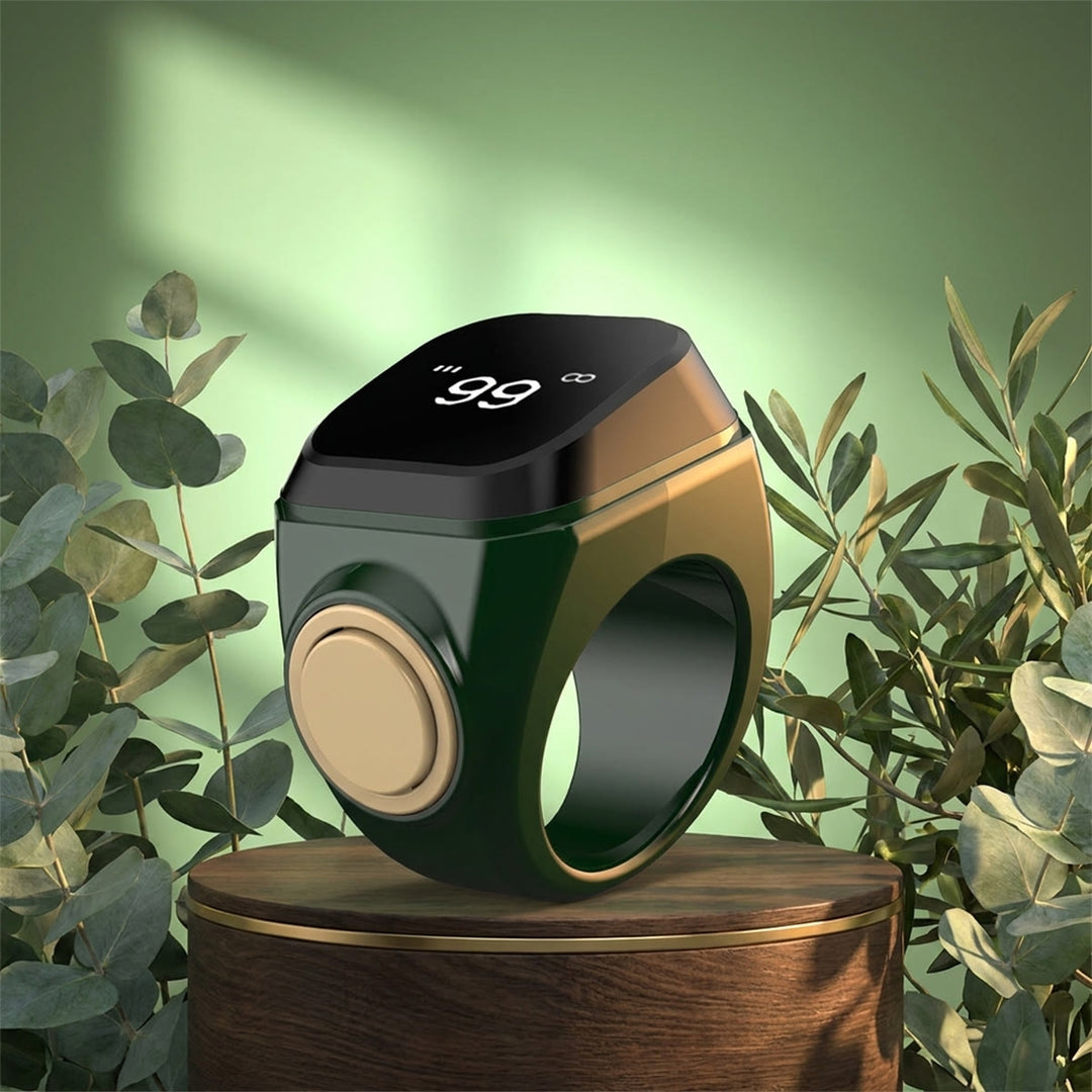 HilalHaven Gentle Beat Digital Tasbih Ring — Rechargeable Finger‑Worn Electronic Counter - image 6