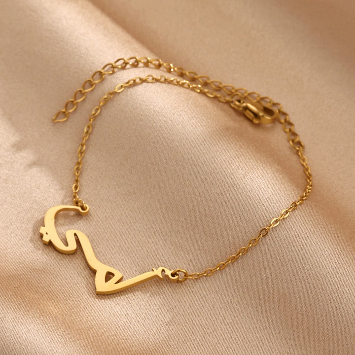 HilalHaven "Habbi-My Love" Gentle Devotion Calligraphic Name Bracelet - image 3