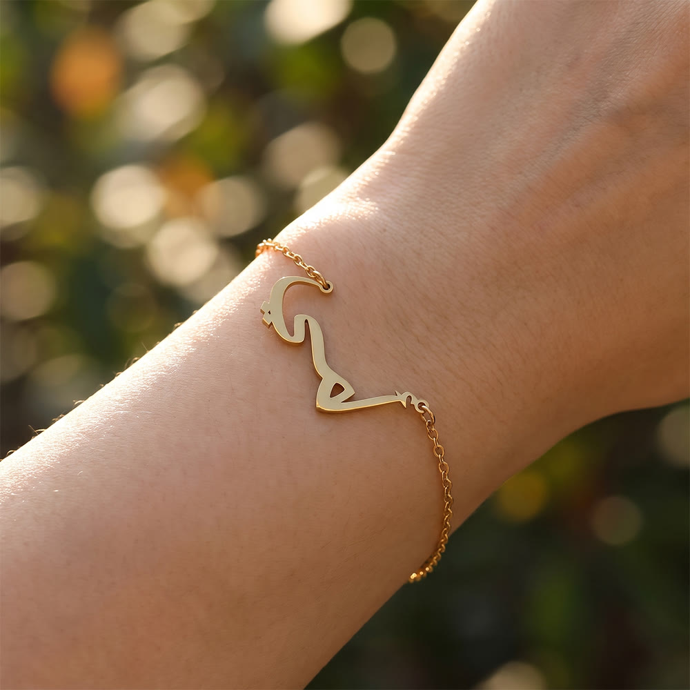 HilalHaven "Habbi-My Love" Gentle Devotion Calligraphic Name Bracelet - image 12