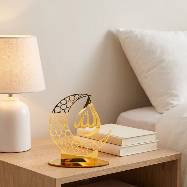 HilalHaven "Lunar Radiance" Acrylic Tabletop Decor - image 4