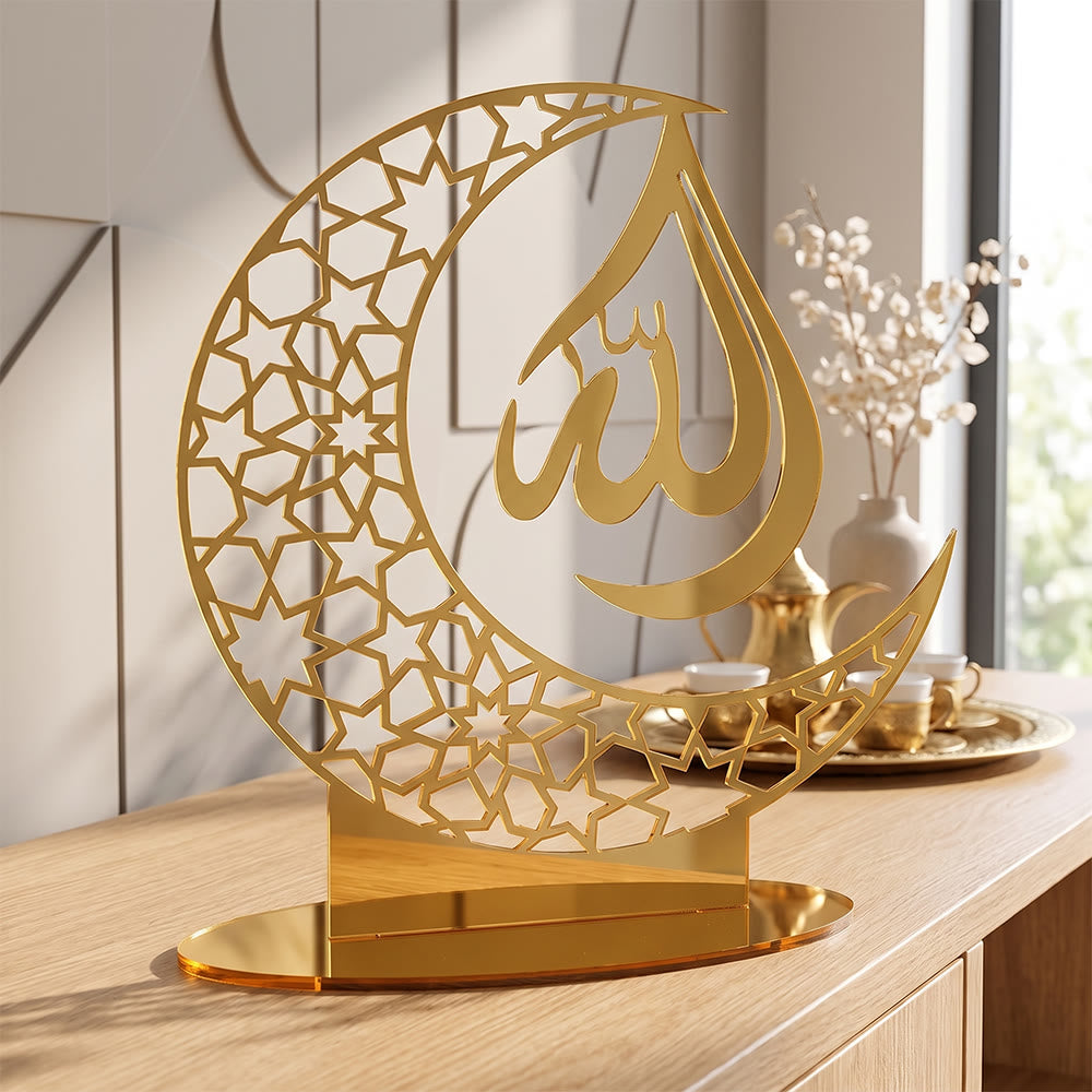 HilalHaven "Lunar Radiance" Acrylic Tabletop Decor - image 1