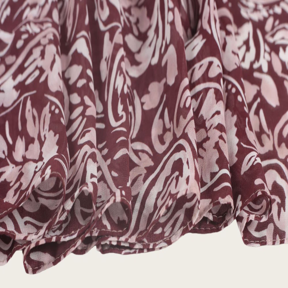 HilalHaven Vintage Haze Abstract‑Print Satin Hijab — Woven Polyester All‑Season Lightweight Wrap - image 33