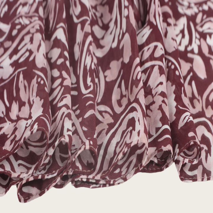 HilalHaven Vintage Haze Abstract‑Print Satin Hijab — Woven Polyester All‑Season Lightweight Wrap - image 33