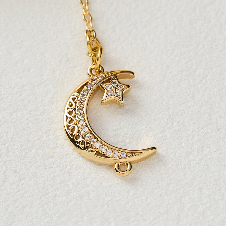 HilalHaven "Lunar Whisper" Crystal Wreath Car Pendant — Luxury Hand‑crafted Auto Ornament - image 4