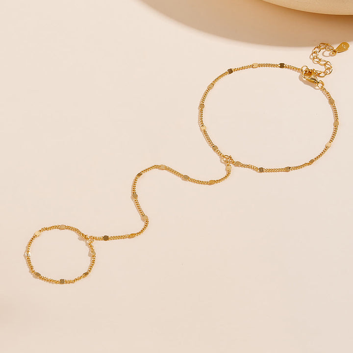 FREE Today: Luminous Thread Linked Ring‑Hand Chains - Golden - image 3
