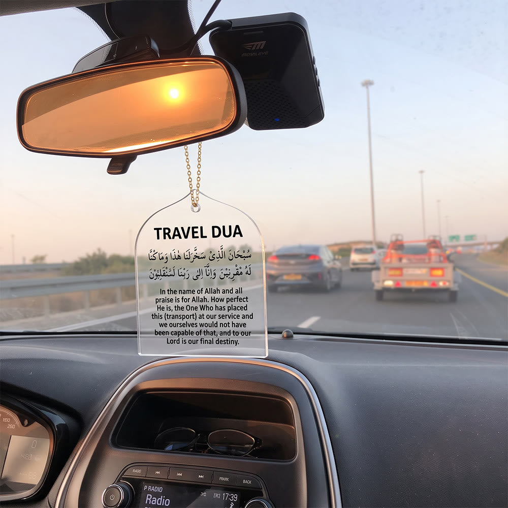 HilalHaven Travel Dua Islamic Travel Prayer Car Hanging Ornamen - image 2