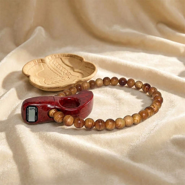 HilalHaven Wood Grain Click Digital Tasbih Counter - image 7