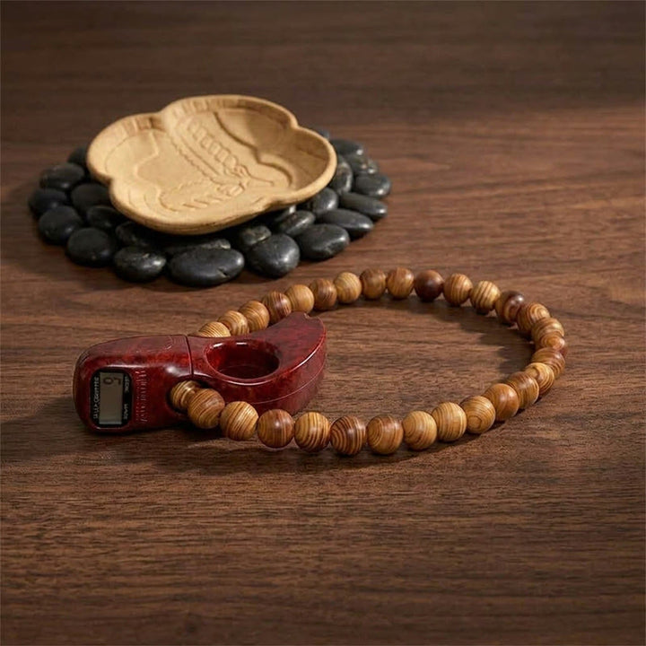 HilalHaven Wood Grain Click Digital Tasbih Counter - image 6