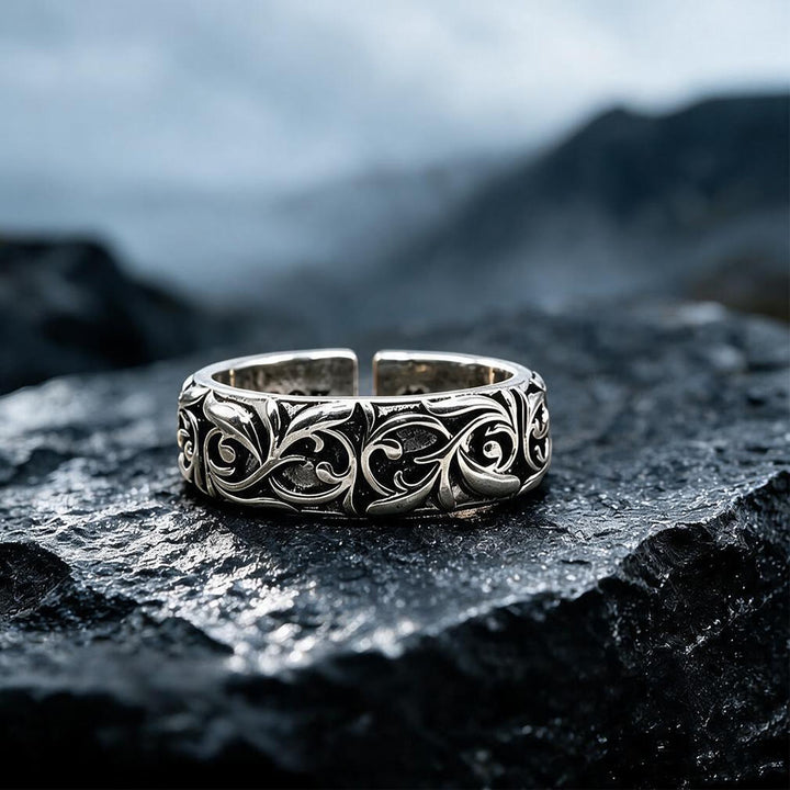 HilalHaven Vine Relic Copper Open Ring - image 4