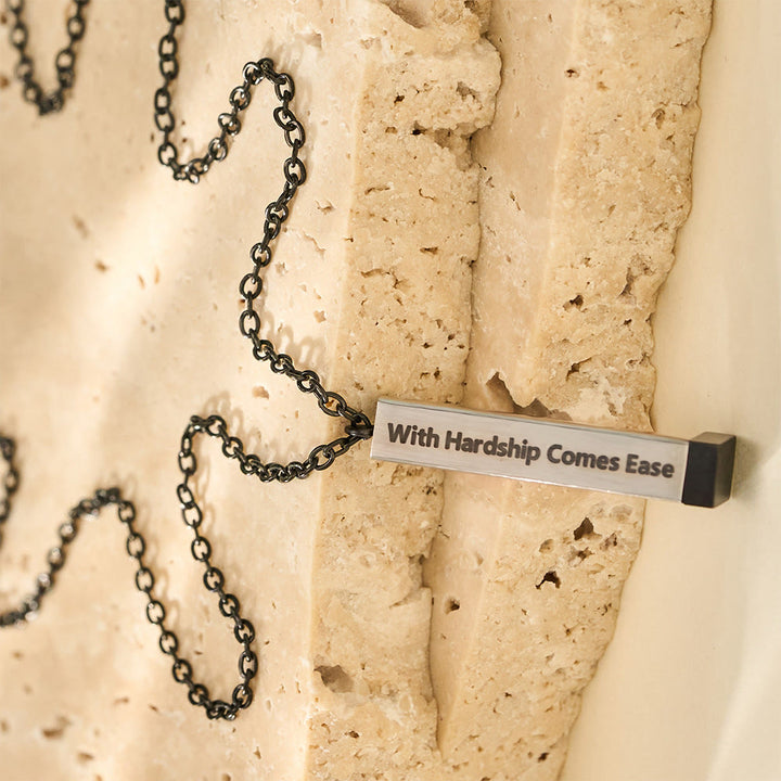 HilalHaven Twin Pillar Arabic &amp; English Name Double Vertical  Personalized Engraved Necklace - image 23