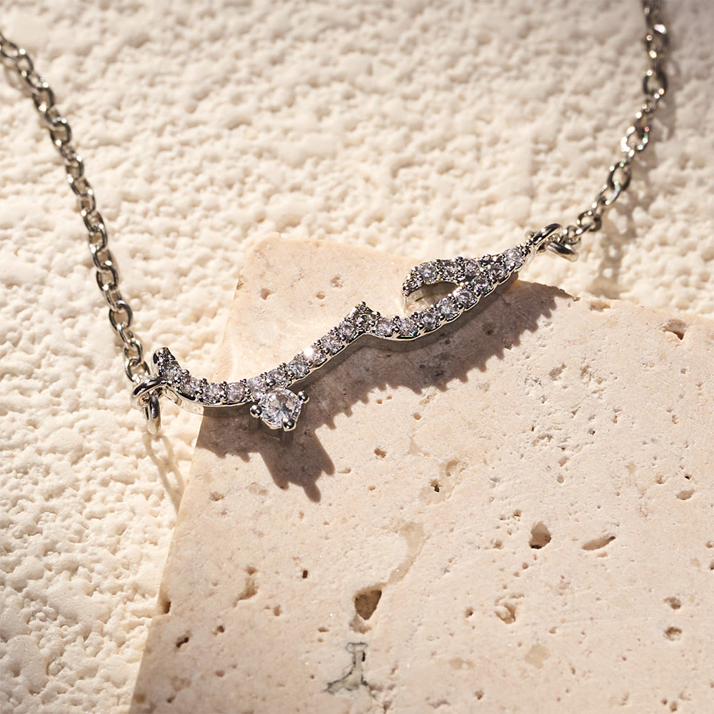 HilalHaven "Hubb - Love" Cursive Glow Inlaid Zircon Copper Bracelet - image 8