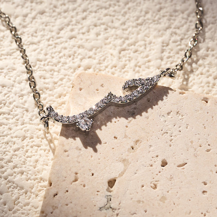 HilalHaven "Hubb - Love" Cursive Glow Inlaid Zircon Copper Bracelet - image 8