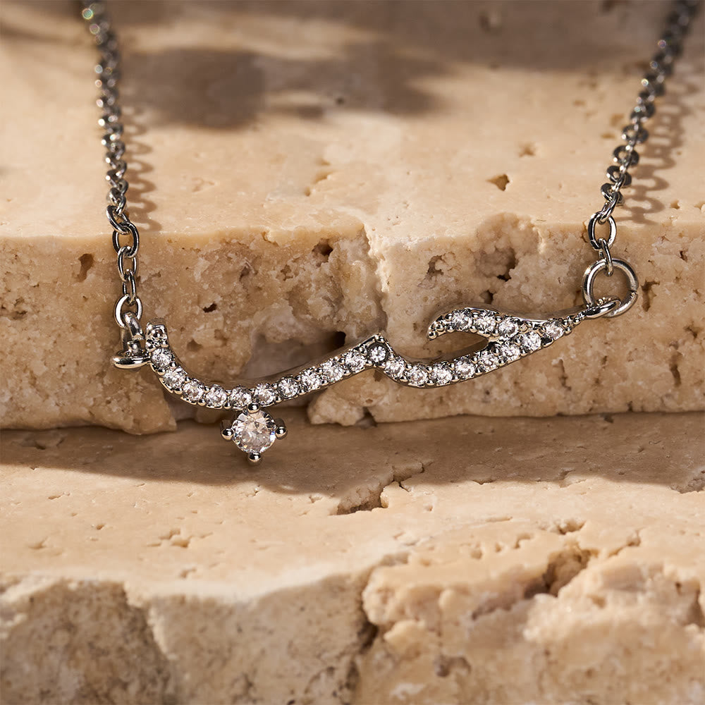 HilalHaven "Hubb - Love" Cursive Glow Inlaid Zircon Copper Bracelet - image 5