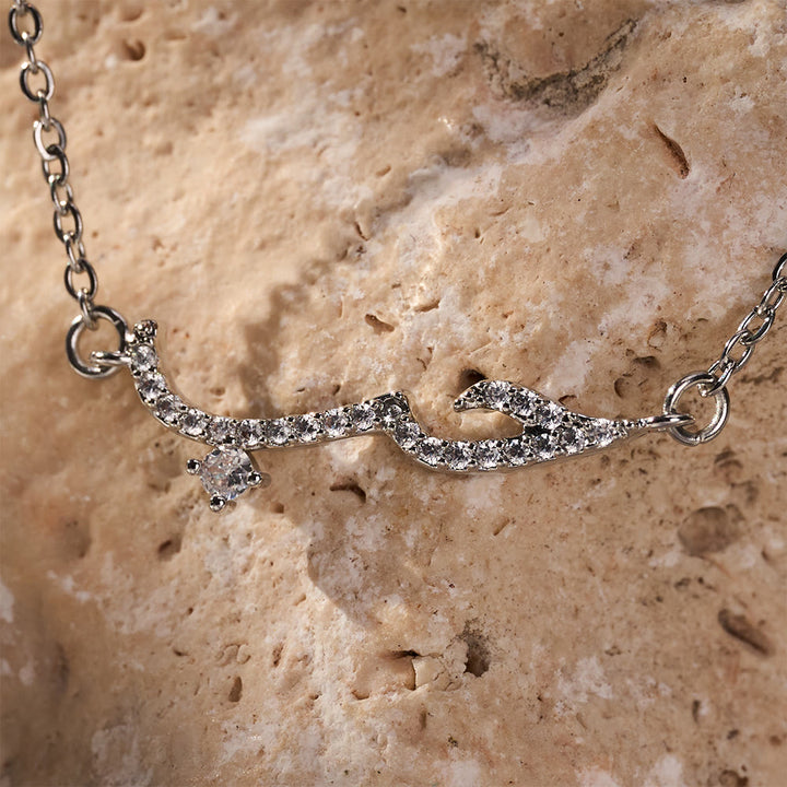 HilalHaven "Hubb - Love" Cursive Glow Inlaid Zircon Copper Bracelet - image 6