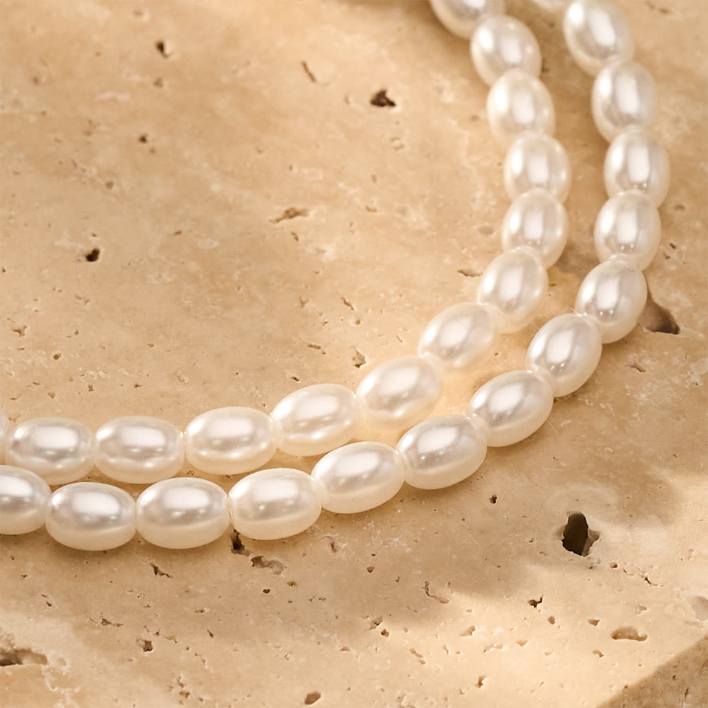 HilalHaven  Lumina Pearl Script Electroplated Custom Necklace - image 5